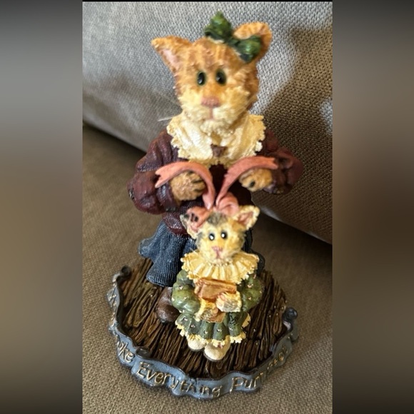 BOYDS BEARS & FRIENDS (MOMS MAKE EVERYTHING PURRFECT} PURRSTONE COLLECTIONS - Picture 2 of 7